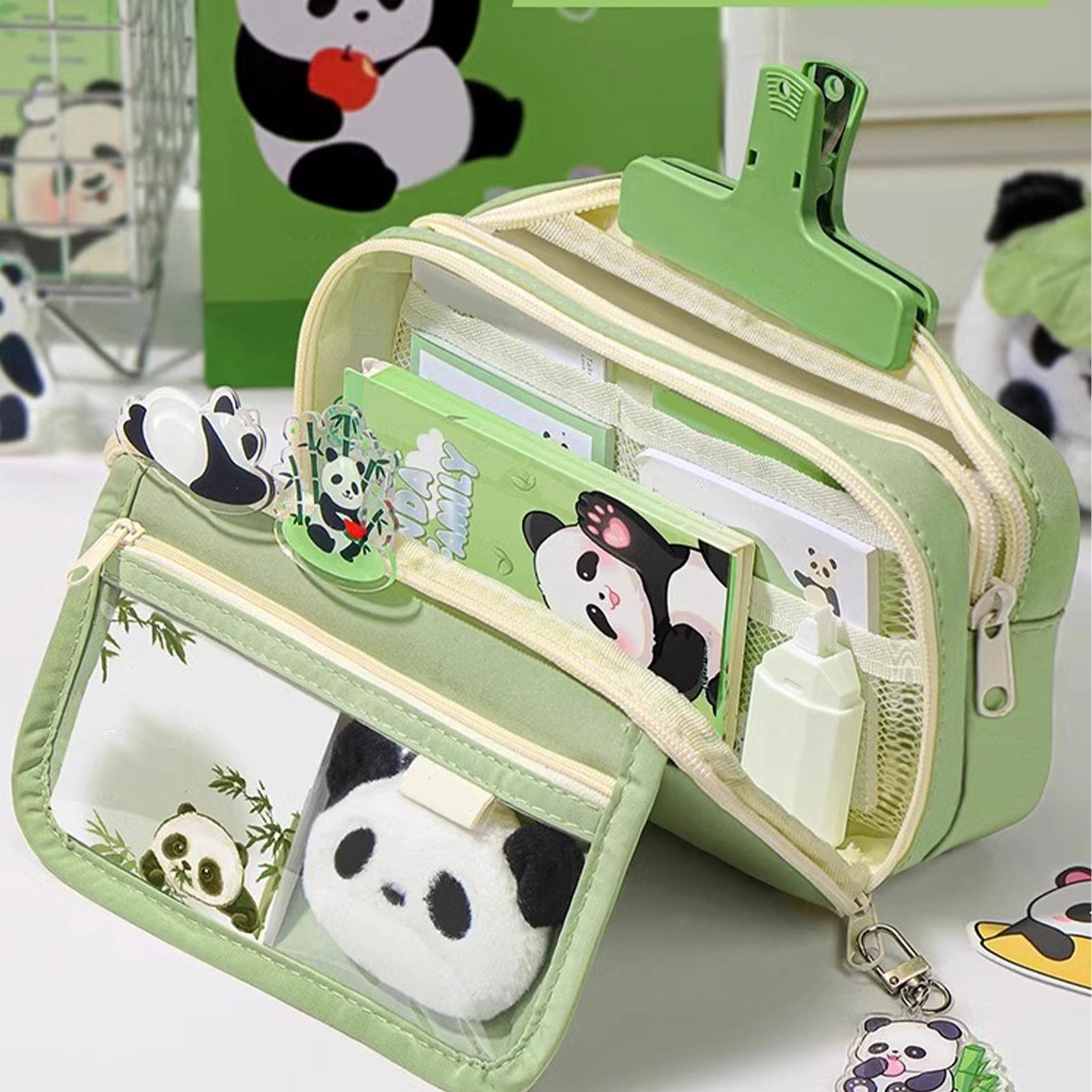 Aesthetic Large Pencil Case Pouch - Aesthetic Pencil Case Panda Pencil Case