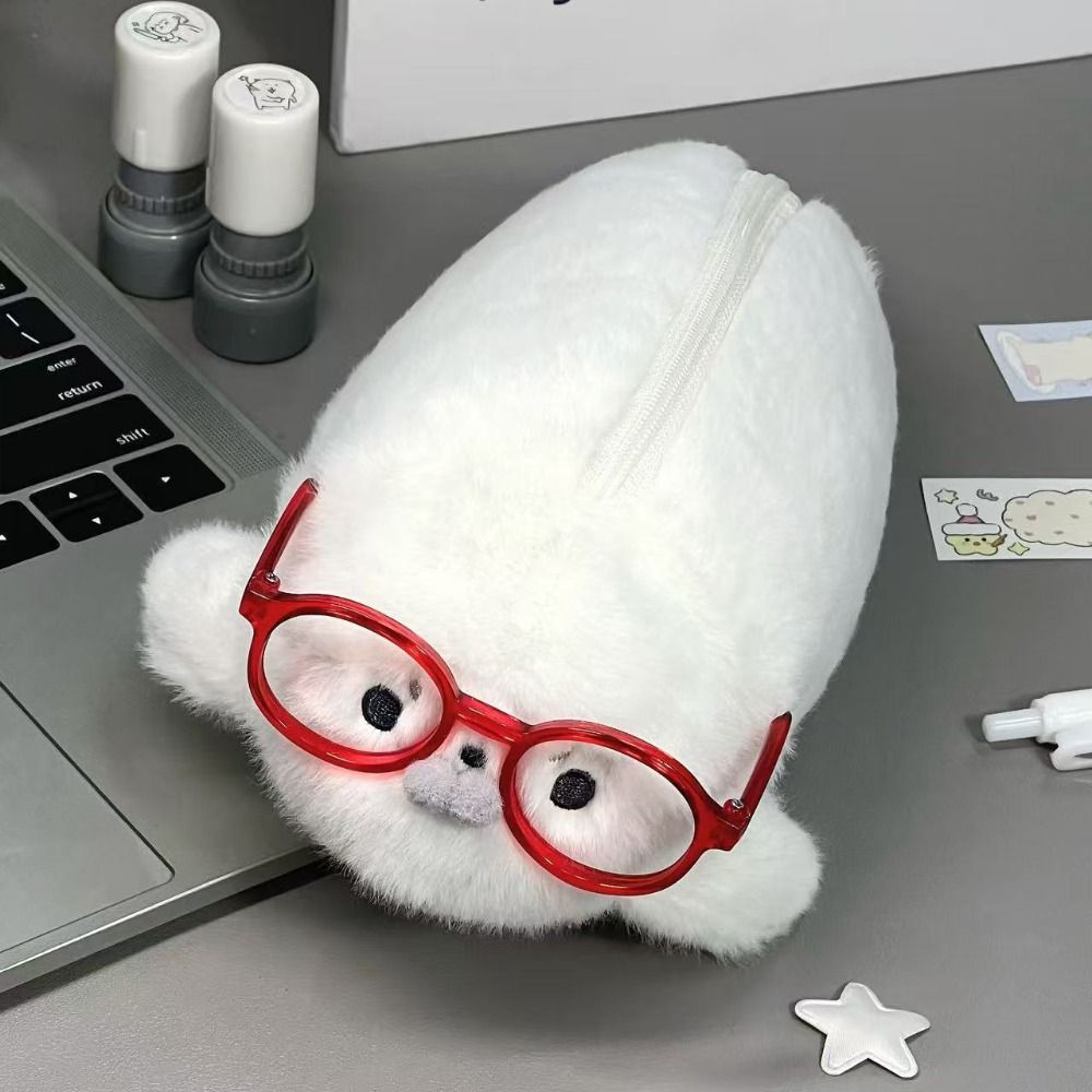 Funny Seal Doll Pencil Case Hi - Aesthetic Large Pencil Case Pouch 评论和价格