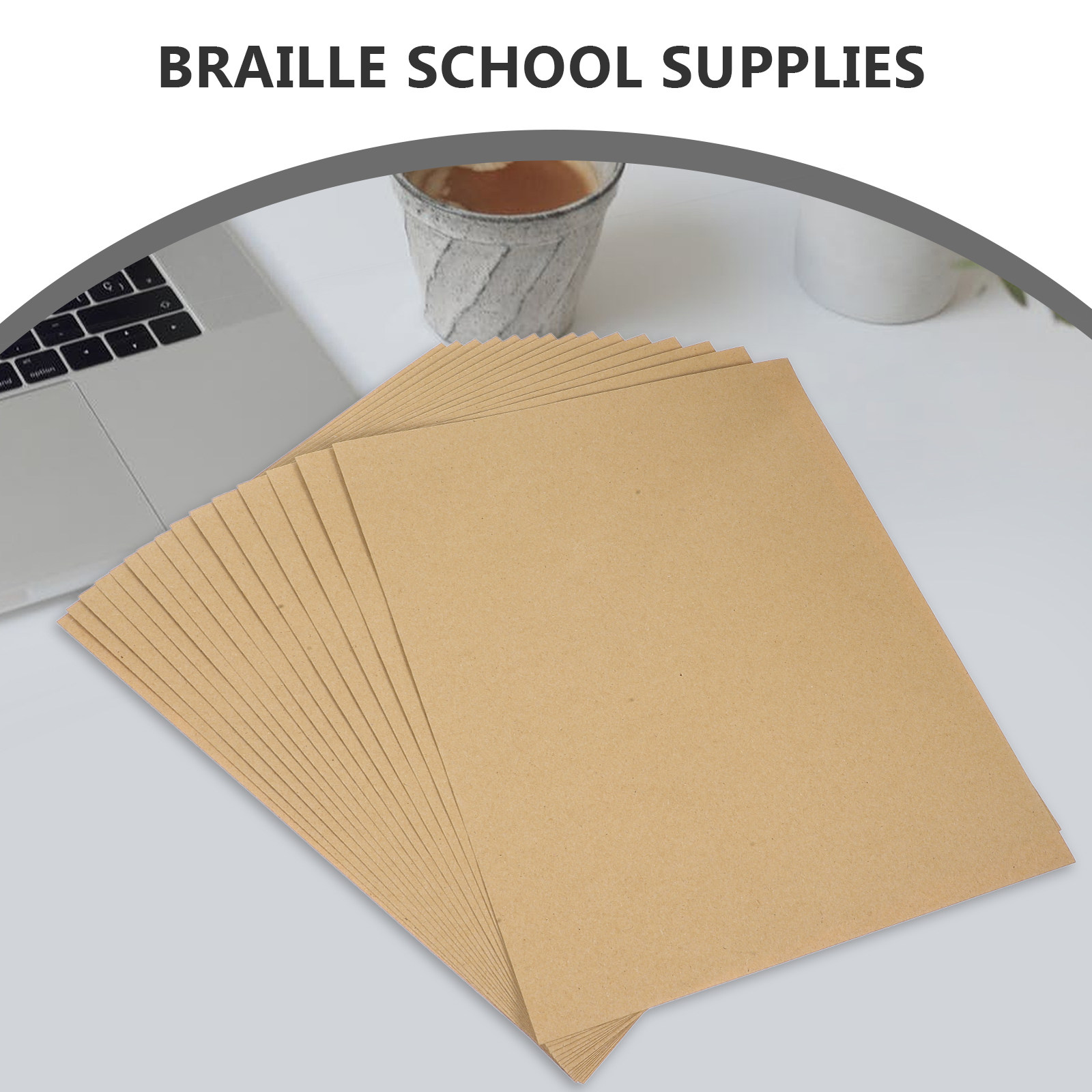 15Pcs Braille Cardstock Sheets - Writing Tools 评论和价格