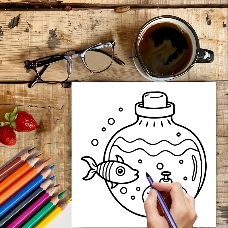 Coloring Book Magic Jar for Ad - School Supplies 评论和价格