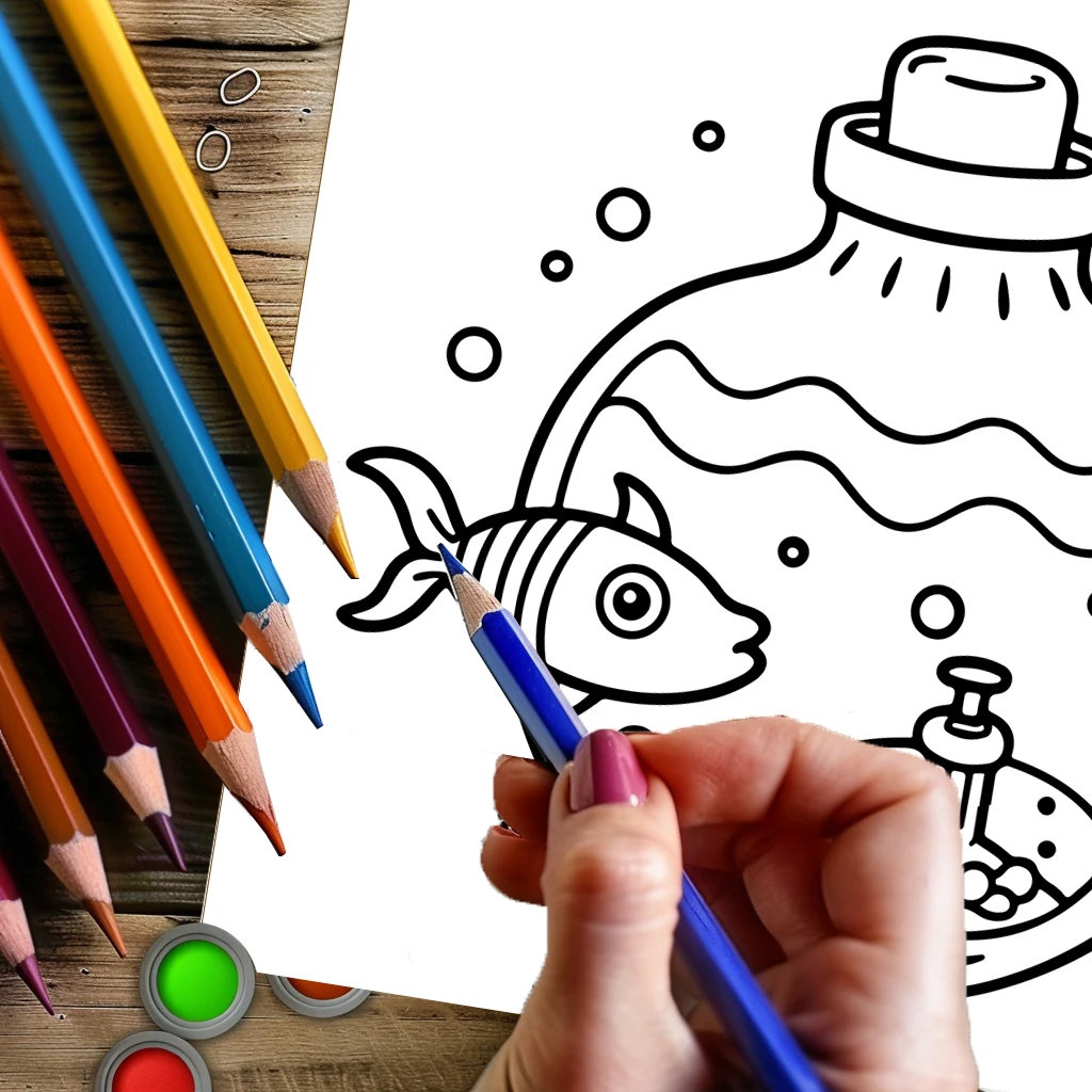 Coloring Book Magic Jar for Ad - School Supplies 评论和价格