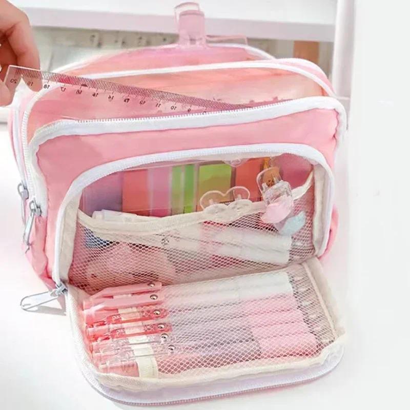 Portable Large Capacity Aesthe - Aesthetic Large Pencil Case Pouch 评论和价格
