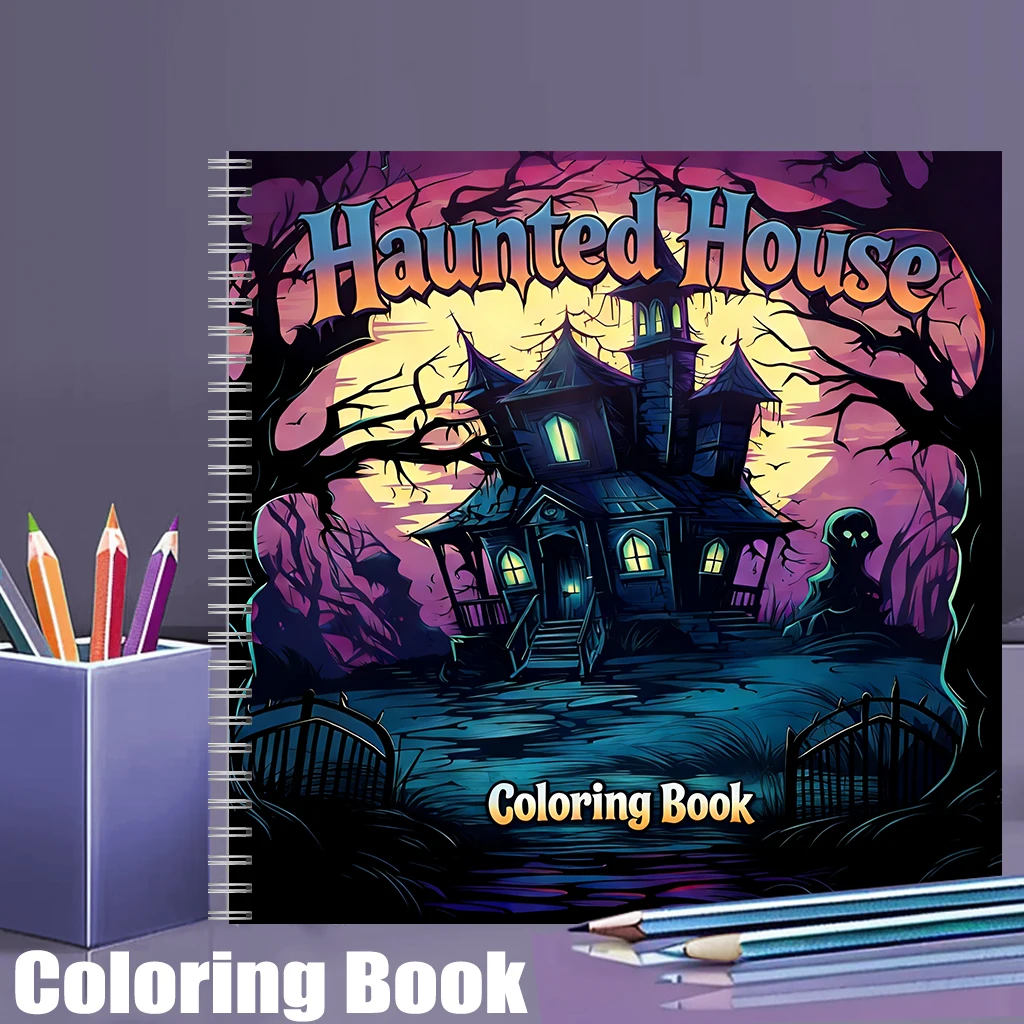 Haunted House Coloring Book fo - School Supplies 评论和价格