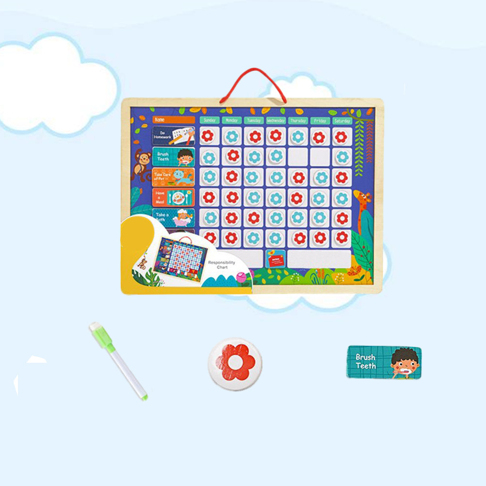 Kids Educational Magnetic Resp - Kids Magnetic Reward Chart Board 评论和价格
